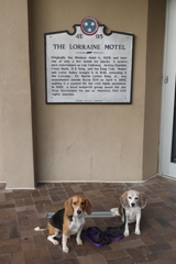 The Lorraine Motel plaque
