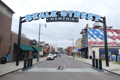 West end of Beale Street