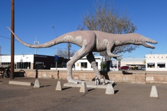 Dinosaur at the visitors' center