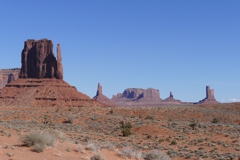 West Mitten and monuments in Utah