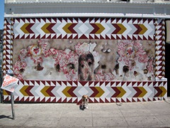 Mission Dolores mural reproduction