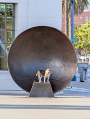Parabolic reflector at the Exploratorium