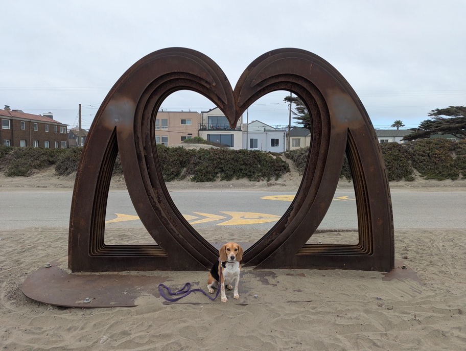 Sunset Dunes heart