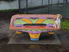 Potrero Hill Rec Center bench