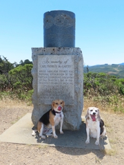 At the Portola Expedition monument