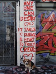 Anyone Can Destroy - It Takes Courage & Heart To Truly Create