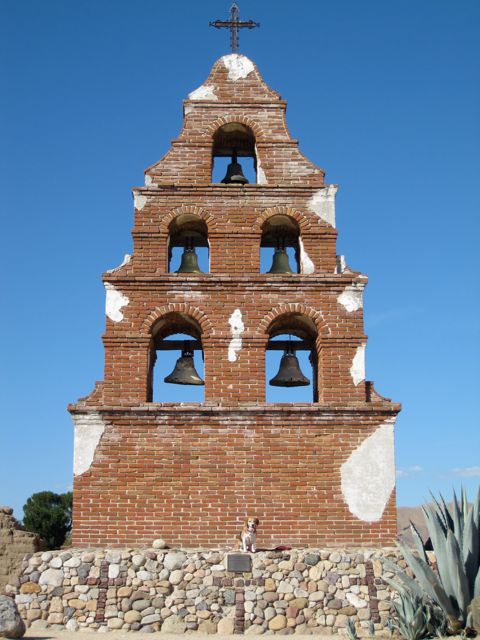 Mission San Miguel Arcangel bell tower