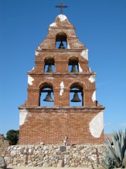 Mission San Miguel Arcangel bell tower